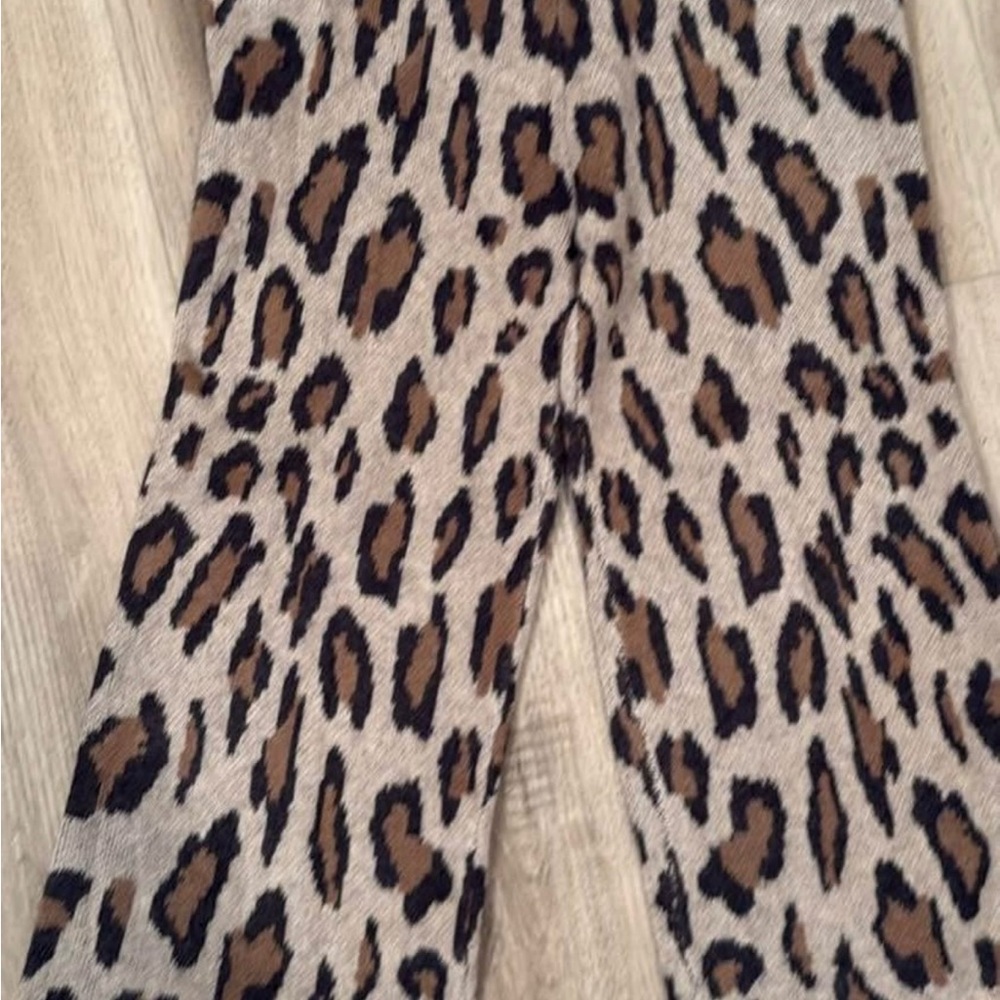 Promesa Leopard Print Pants - Brown and Black